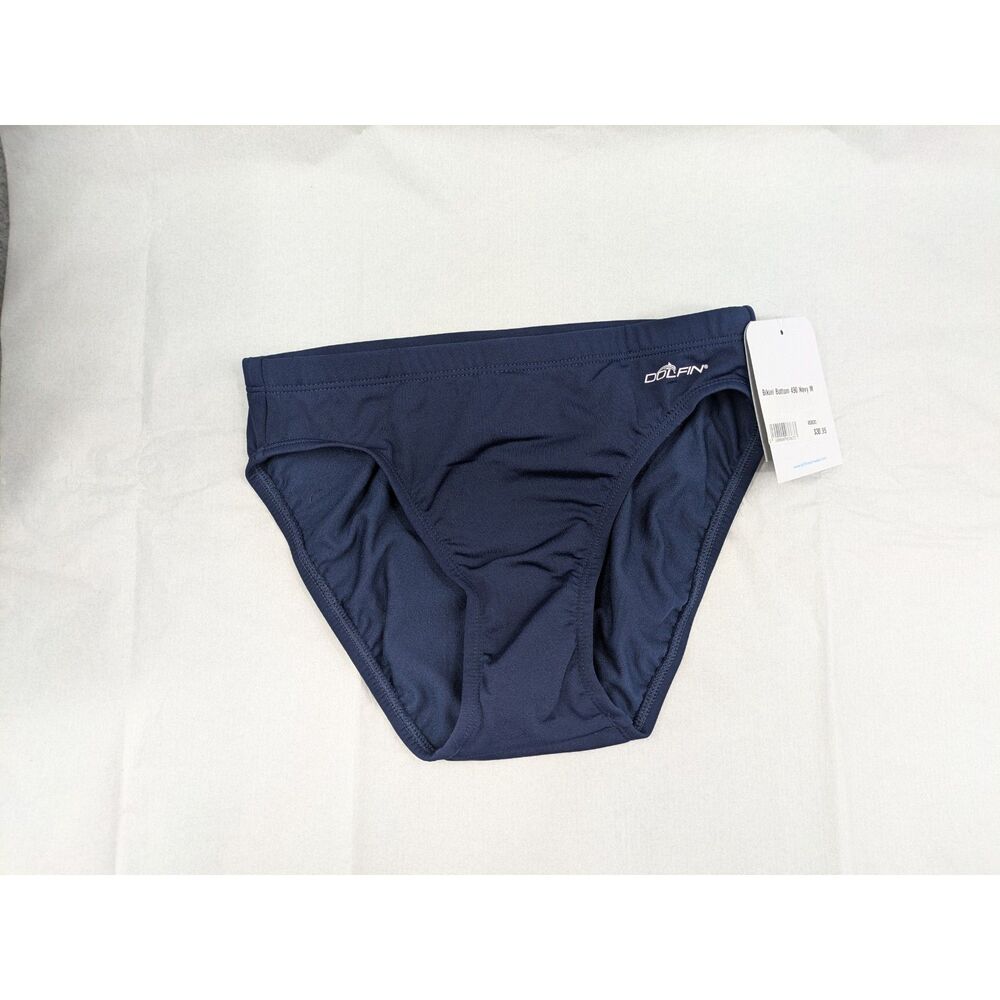 Dolfin Bikini Bottom 490 Navy Women's sz Medium *NEW w/ Tags* Swimsuit Lifeguard